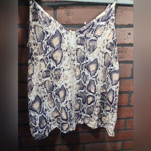 Snakeskin Cami Size Small